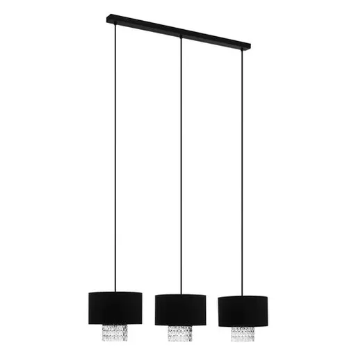 Závesné osvetlenie Eglo SAPUARA čierna 39978