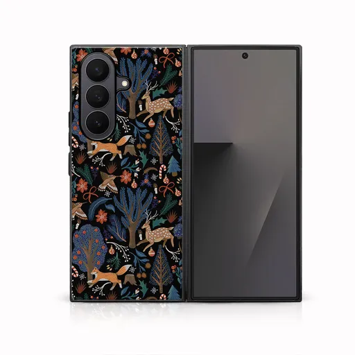 MY ART Kryt s vianočným dizajnom Samsung Galaxy Z Fold7 5G WINTER (071)