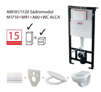 Alcadrain set 5v1 AM101/1120,M370,M91/sedadlo/misa Sadromodul AM101-5:1_JIKA