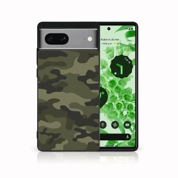 MY ART Ochranný kryt pre Google Pixel 7a GREEN CAMO (235)