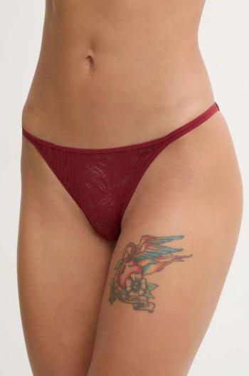 Nohavičky Calvin Klein Underwear červená farba, 000QF7105E