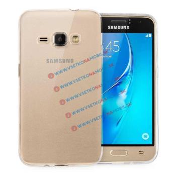 Silikónový obal Samsung Galaxy J1 2016 priehľadný