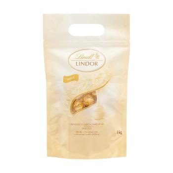 LINDT Lindor pralinky Biela čokoláda 1000 g