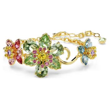 Swarovski Úchvatný pevný náramok s kvetinou Idyllia 5717156