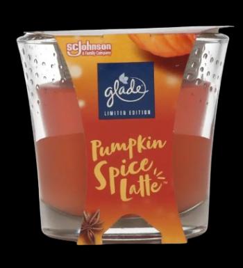 GLADE Pumpkin Spice Latte, Vonná sviečka 112 g