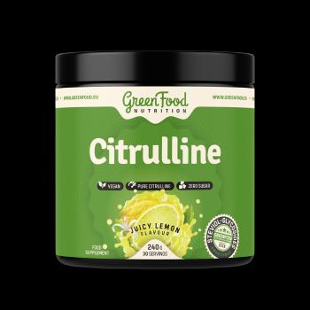 GREENFOOD NUTRITION Citrulline šťavnatý citron 240 g