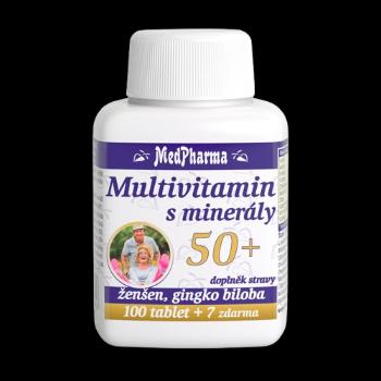 MEDPHARMA Multivitamín s minerálmi 50+ 107 tabliet