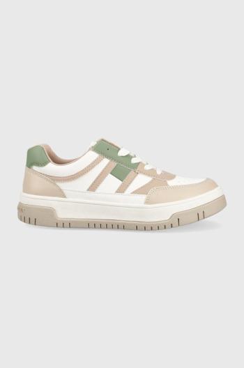 Detské tenisky Tommy Hilfiger biela farba