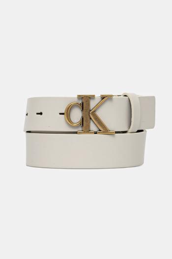 Opasok Calvin Klein Jeans dámsky, béžová farba, LV04K7002G