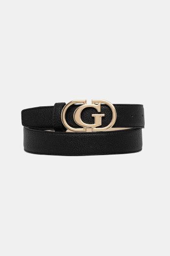 Opasok Guess CALEDRA čierna farba, BW9269 P5330