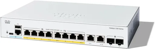 Cisco Catalyst switch C1200-8P-E-2G (8xGbE,2xGbE/SFP combo,8xPoE+,67W,fanless) - REFRESH