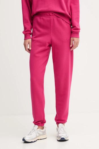 Bavlnené tepláky Dkny ružová farba, jednofarebné, DP5P3707
