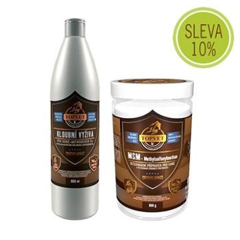 Topvet Zvýhodnená sada Kĺbová výživa 1000 ml + MSM 800 g (8595643602497)