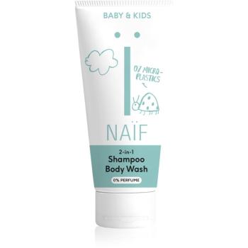 Naif Baby & Kids 2-in-1 detský umývací gél a šampón bez parfumácie 200 ml