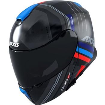 Axxis Gecko SV ABS epic b1, výklopná helma matná čierna (MOTO32242nad)