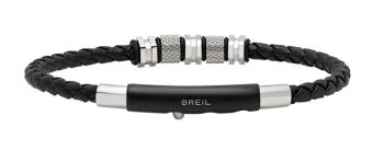 BREIL Slušivý pánsky kožený náramok Wanderlust TJ3374