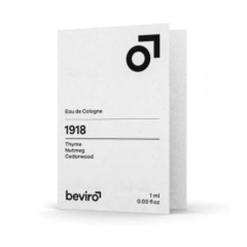 Beviro 1918, kolínska voda 1 ml vzorka