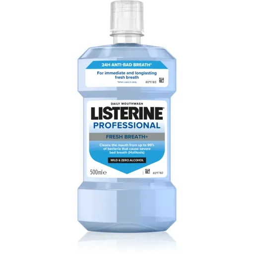Listerine Professional Fresh Breath+ ústna voda pre svieži dych 500 ml