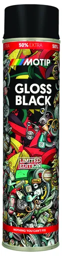 MOTIP AUTO - Rallye sprej v limitovanej edícií 600 ml čierny lesklý