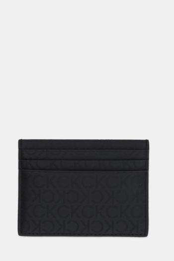 Peňaženka Calvin Klein pánska, čierna farba, K50K512862