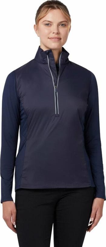 Callaway Mixed Media 1/4 Zip Water Resistant Peacoat S Bunda