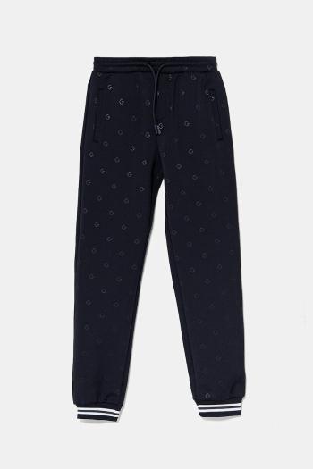 Detské tepláky Guess tmavomodrá farba, vzorované, L5RQ12 KAZQ2