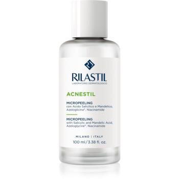 Rilastil Acnestil exfoliačné a zvláčňujúce mlieko na aknóznu pleť 100 ml