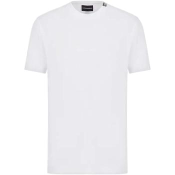 Emporio Armani  Iconic Lounge Stretch Piquet T-Shirt White  Tričká a polokošele Biela