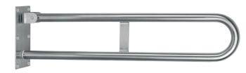 NOVASERVIS - Úchyt dvojitý sklopný 572 mm kartáčovaná nerez R66550,4