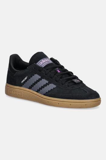 Detské semišové tenisky adidas Originals HANDBALL SPEZIAL čierna farba, JP7995