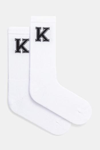 Ponožky Karl Lagerfeld pánske, biela farba, 552101.805518