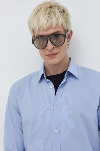 Košeľa HUGO pánska, slim, s klasickým golierom, 50479396