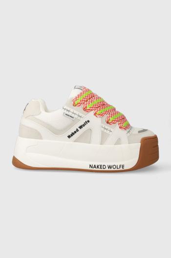 Tenisky Naked Wolfe Slide biela farba