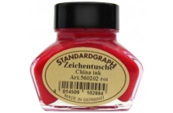 Standardgraph 560202 kaligrafická tuš červená 30 ml