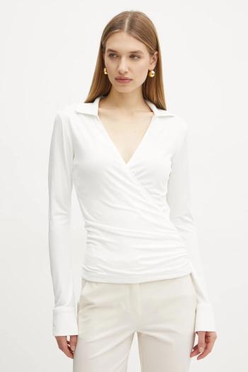 Blúzka Marciano Guess ILARY dámska, béžová farba, jednofarebná, 5RGP00 6295A