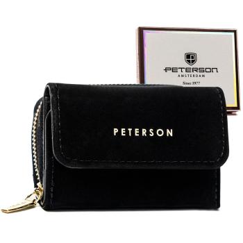 Štýlová dámska peňaženka z hladkej ekologickej kože - Peterson