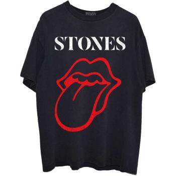 The Rolling Stones tričko Sixty Classic Vintage Tongue Čierna XL