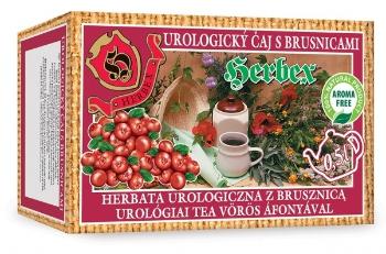 HERBEX Urologický čaj s brusnicami, 20 x 3 g