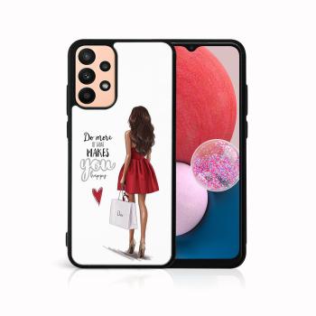 MY ART Ochranný obal Samsung Galaxy A13 RED DRESS (137)