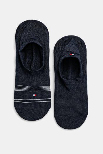 Ponožky Tommy Hilfiger 2-pak pánske, tmavomodrá farba, 701232732