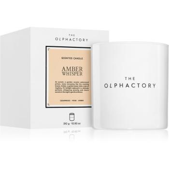 Ambientair The Olphactory White Insignia Amber Whisper vonná sviečka 310 g