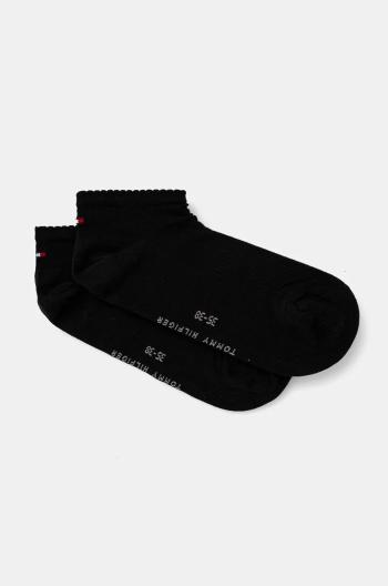 Ponožky Tommy Hilfiger dámske, čierna farba, 701228932