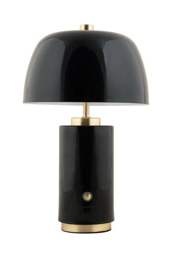 Bezdrôtová led stolná lampa Leitmotiv Freya čierna farba