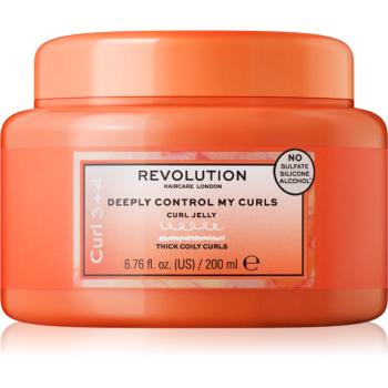 Revolution Haircare My Curls 3+4 Deeply Control My Curl stylingové želé pre kučeravé vlasy 200 ml