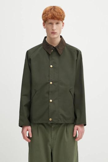 Obojstranná bunda Barbour Barbour OS Reversible Transporter Casual zelená farba, prechodná, MCA0963