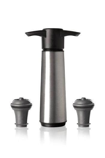 Vákuové čerpadlo a uzáver Vacu Vin Wine Saver 8,5 x 22,3 x 4,3 cm 3-pak šedá farba