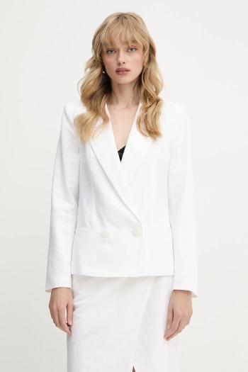 Sako Armani Exchange biela farba, dvojradové, jednofarebné, XW000457 AF12814