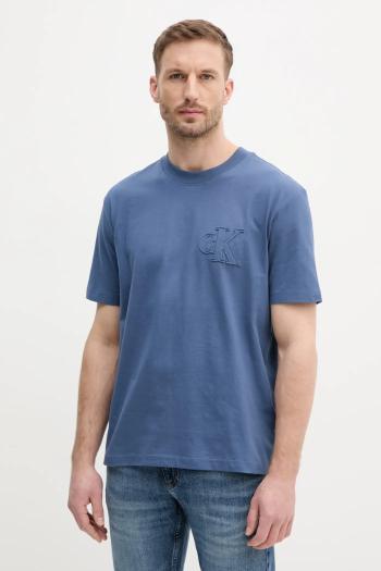 Bavlnené tričko Calvin Klein Jeans pánske, jednofarebné, J30J327494