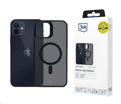3mk ochranný kryt Smoke MagCase pre Apple iPhone 12/12 Pro