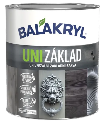 BALAKRYL UNI ZÁKLAD - Antikorózna univerzálna základná farba biela, 2,5 L